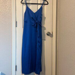 NWOT Chelsea28 Side Tie Satin Dress - Size S